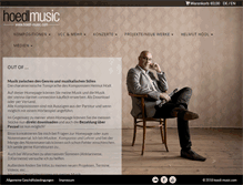 Tablet Screenshot of hoedl-music.com